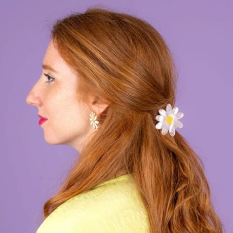 CoucouSuzette/ディジー1花ヘアクリップ「送料無料」