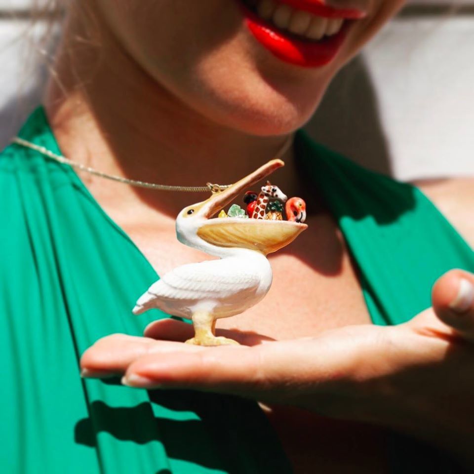 激レア!新品未使用デッドストック カンタベリーCanterburyオーストラリア 再・再入荷】andmary/動物ペリカンネックレス | CoquettepsrisSTORE