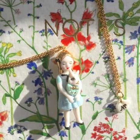 【再／再入荷】ナターシャ・アリスブルーゴールドネックレス//【税込み】