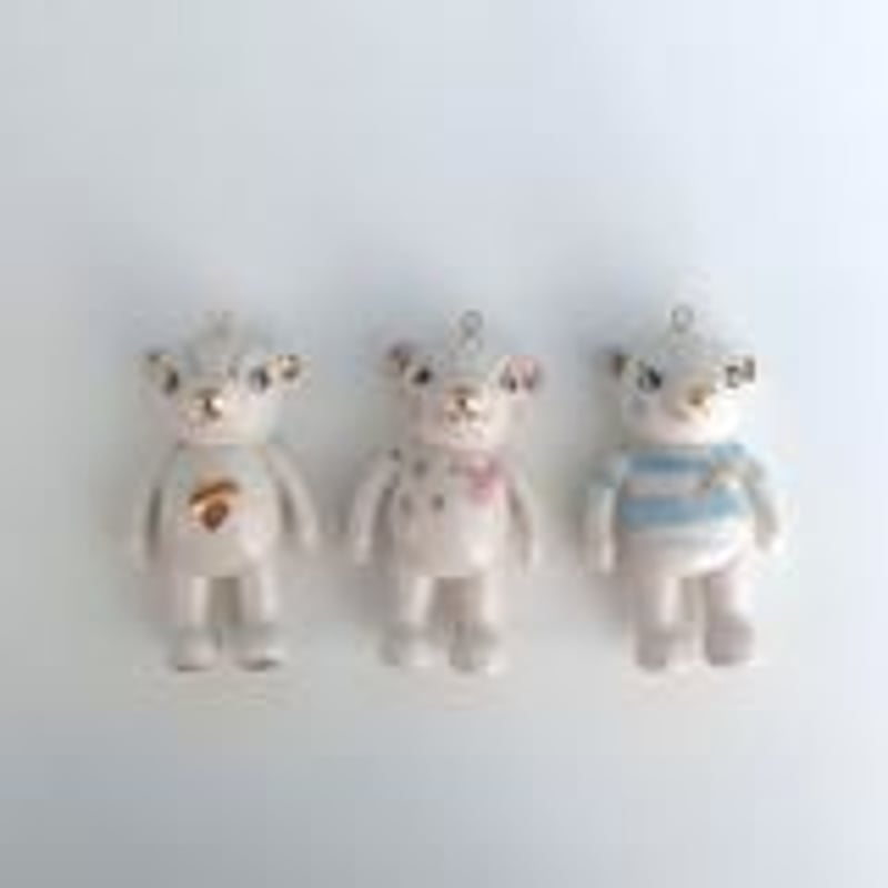 ナターシャ・テディベアマリンゴールドネックレス/【再入荷 