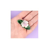 CoucouSuzette/Pink Pansy Hair Clip【再入荷】【送料無料】