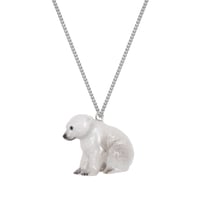 AndMary/シロクマネックレス/プレゼント/再入荷