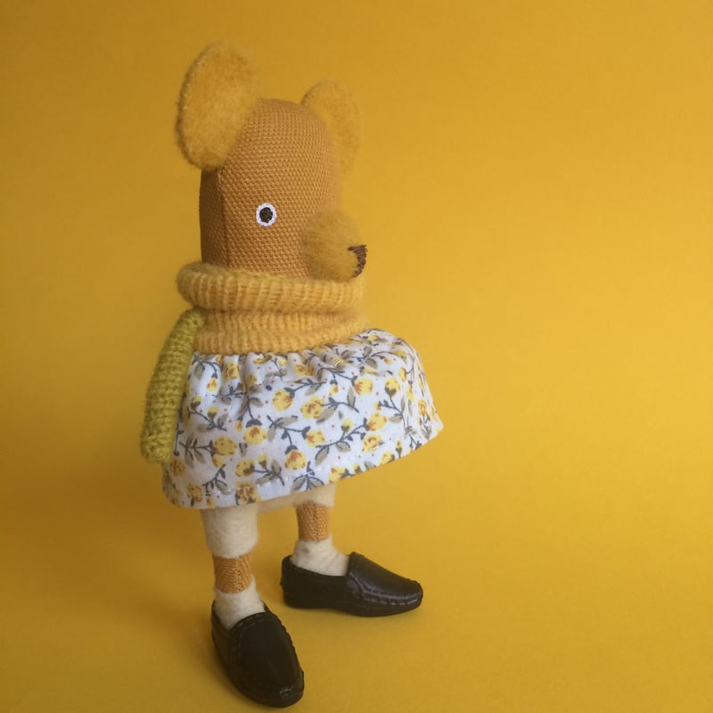スキッピティホップ/マウス花柄スカート【限定1点もの