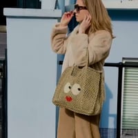 ジャクソンズ　BIGアイバック　テラコッタ 再再入荷THE Jacksons新作/BIGアイカゴバック（小サイズ）ブルー「送料