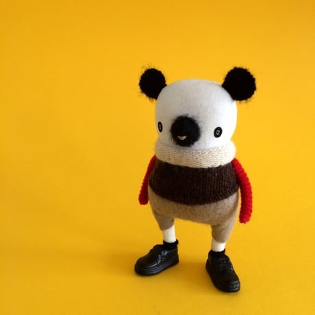 SKIPPITY HOPP/　英国ハンドメイド・白黒マウス