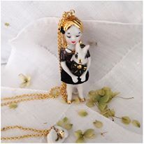 再・再入荷】ナターシャプラノ/アリスブラックネックレス