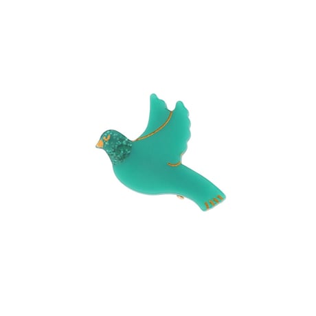 CoucouSuzette/Green Bird Hair Clip(ピン）【送料無料】