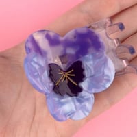 CoucouSuzette/パープルパンジー1花「送料無料」