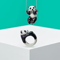 「再・再入荷」/アンドマリー/パンダネックレス/プレゼント