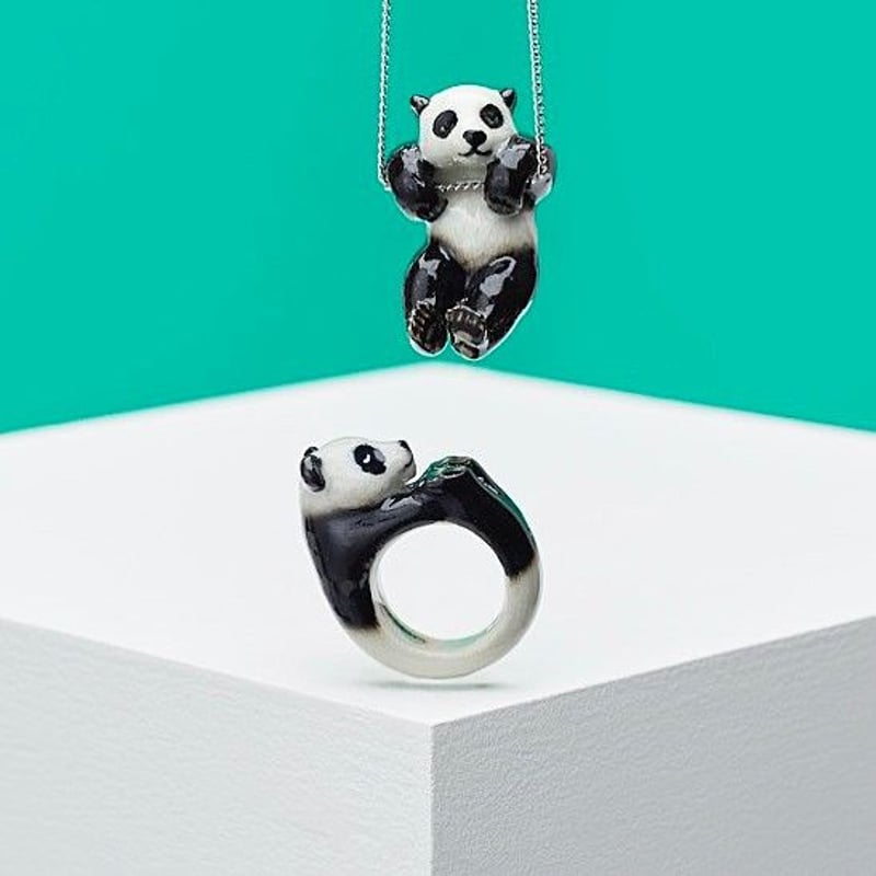 再・再入荷」/アンドマリー/パンダネックレス/プレゼント