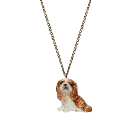 【再入荷】andmary/動物キャバリアネックレス