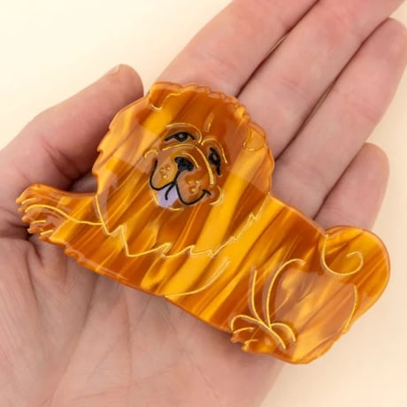 【再入荷】CoucouSuzette新作/チャウチャウヘアクリップ「送料無料」梅田阪急「フランスフェア出品」