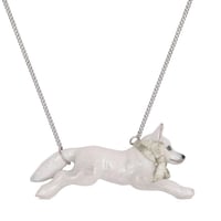 AndMary/動物ホワイトFOXネックレス「プレゼント」再入荷