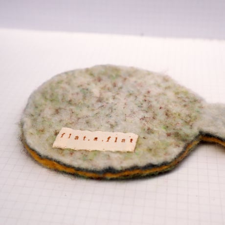 【flat.a.flat】コースター 緑（F-102)