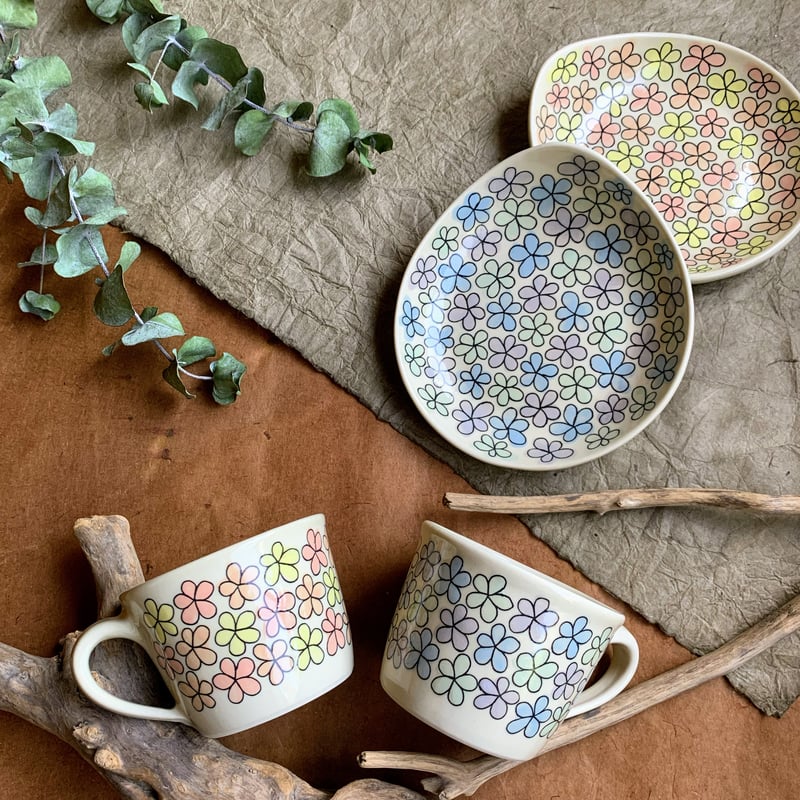 ショーカ 赤 しずく皿 | ホソカワ雑貨店