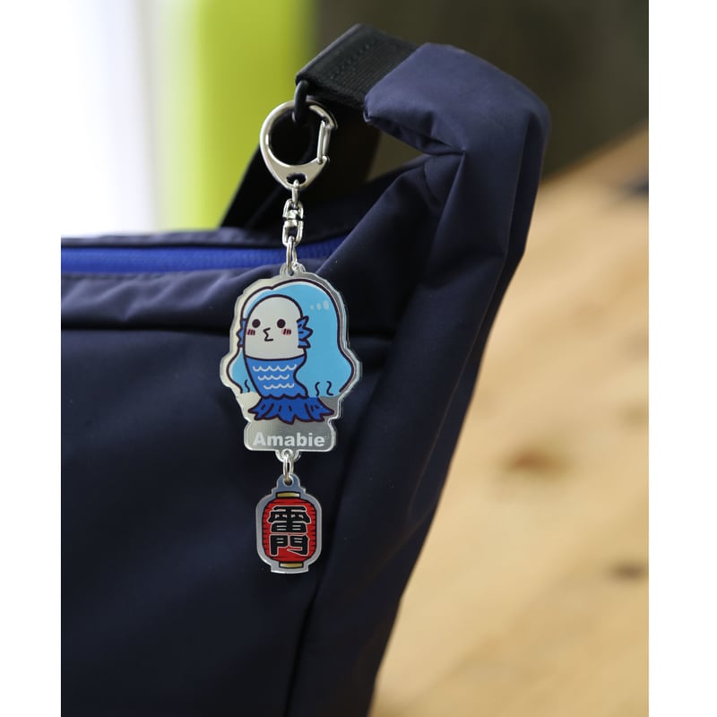 アマビエ アクリルキーホルダー 雷門 イラスト | EPIX ONLINE STORE