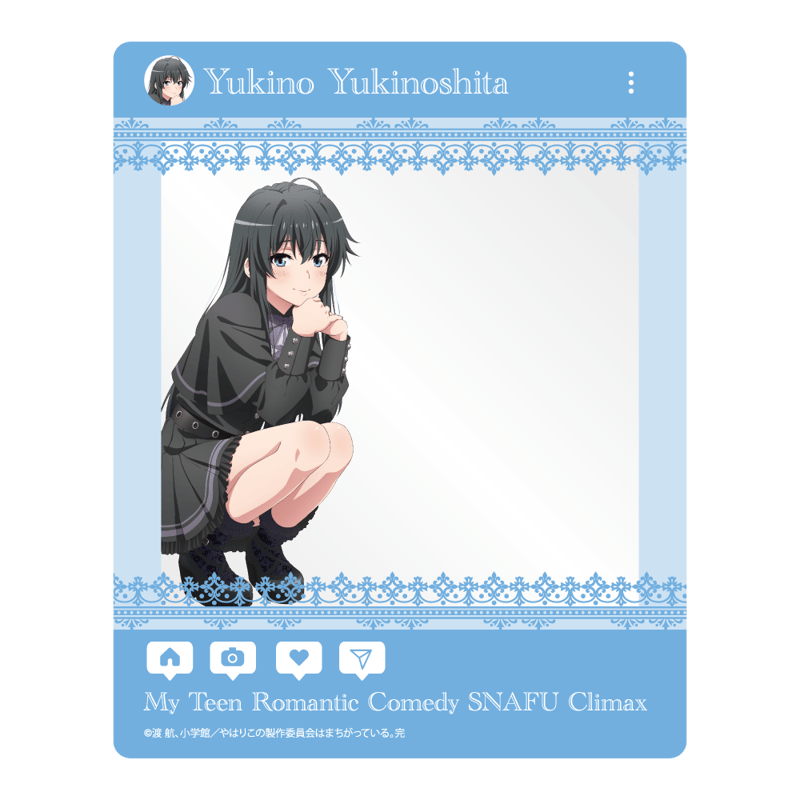 非売品　俺ガイル　雪乃　アクリルプレート Amazon.co.jp: アクリルプレート やはり俺の青春ラブコメは