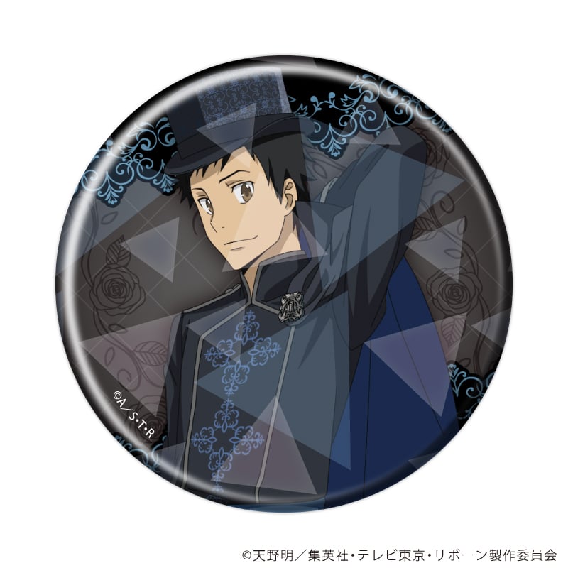 家庭教師ヒットマンREBORN! ひこくじ ホログラム 缶バッジ XANXAS 家庭教師ヒットマンREBORN!×SANRIO CHARACTERS｜ホログラム缶バッジ