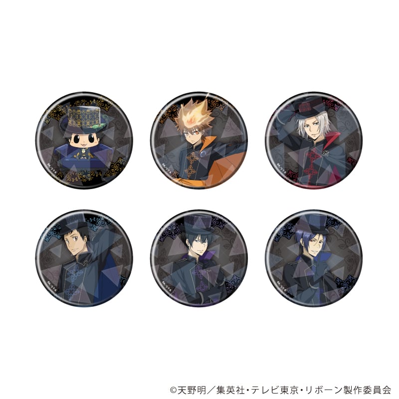 家庭教師ヒットマンREBORN！ ゴシックver.】ホログラム缶バッジ