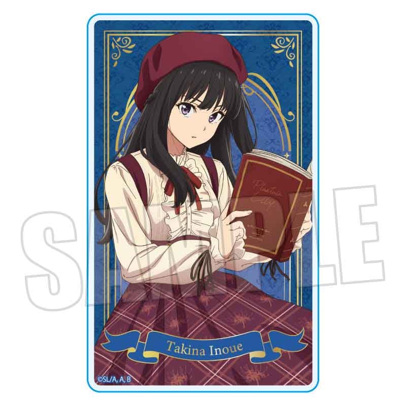 リコリス・リコイル TSUTAYA 読書 アクリルスタンド クリアカード たきな リコリス・リコイル】アクリルカード 井ノ上たきな | SHIBUYA TSUTAYA