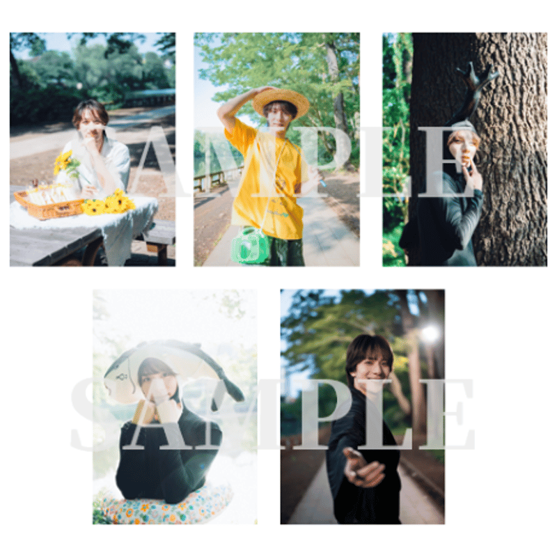 永田聖一朗 コラボレーションカフェ『ながたのなつやすみ』 ブロマイド