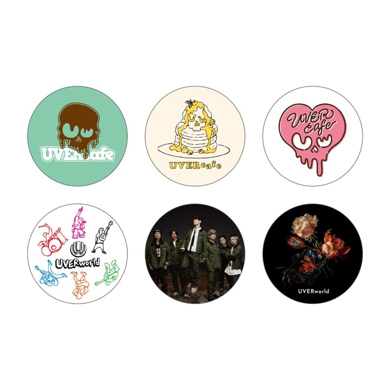 UVERcafe】缶バッジ(6種ランダム) | SHIBUYA TSUTAYA ONLINE