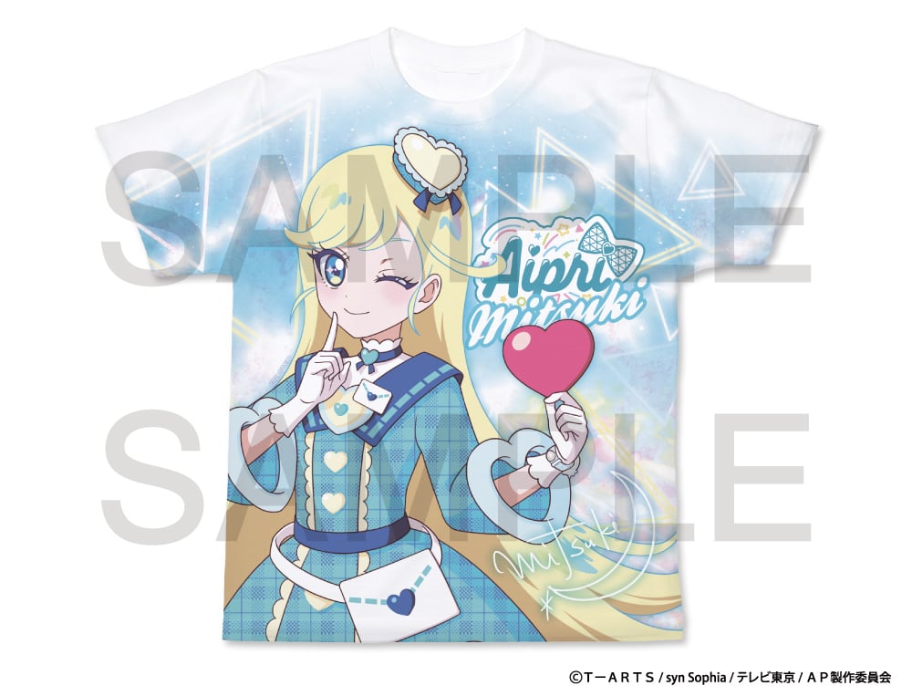 ひみつのアイプリ サクラ Tシャツ 120サイズ アクキーセット 新品未開封 ひみつのアイプリ】フルグラフィックTシャツLサイズ 全8種（星川