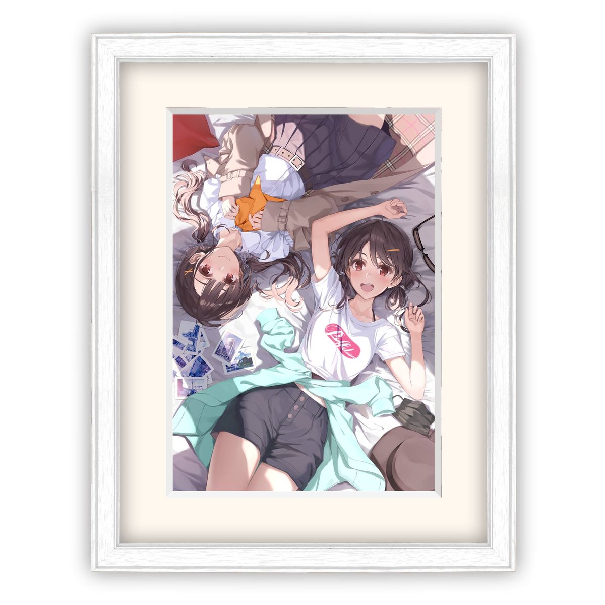 深崎暮人　直筆サインA3複製原画・Twice 双子 深崎暮人 直筆サイン A3 原画 TWICE