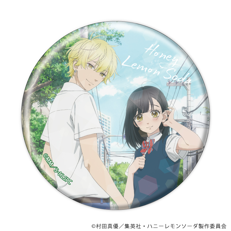 ハニーレモンソーダ】ホログラム缶バッジ（ブラインド） 単品（全6種