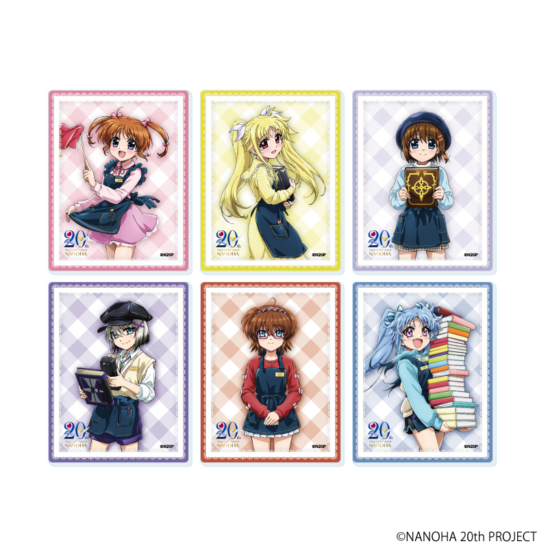 魔法少女リリカルなのはシリーズ】アクリルカード（ブラインド）全6種