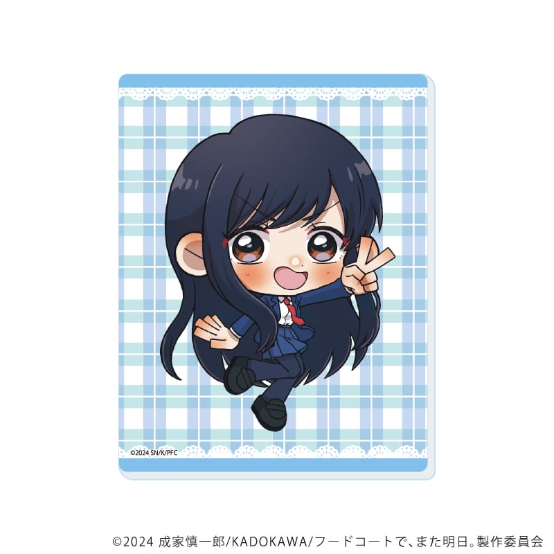 フードコートで、また明日。】アクリルカード（ブラインド） 単品 全5