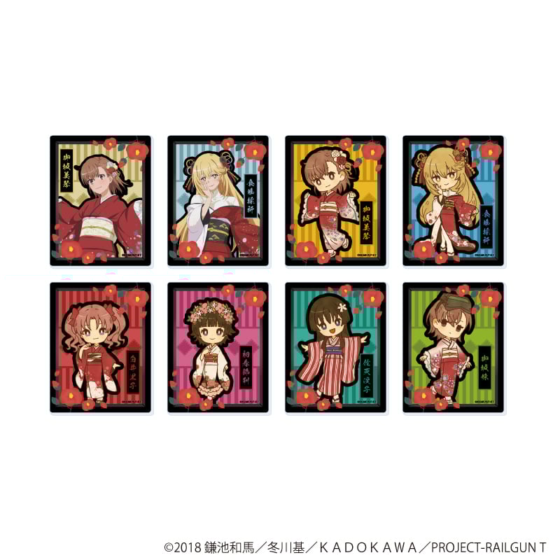とある科学の超電磁砲　レベル5 アクリルカード とある科学の超電磁砲T】アクリルカード BOX（全8種） | SHIBUYA