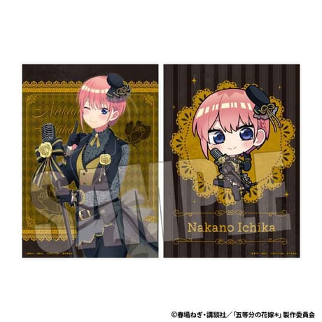 【たろ】五等分の花嫁 クリアファイル ゴシックアイドル 全種セット たろ】五等分の花嫁 クリアファイル ゴシックアイドル 全種