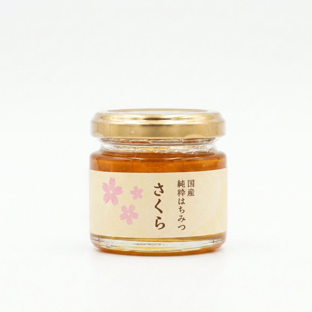 国産純粋はちみつ さくら 80g | MORIYAHONEY Online Shop - モリ