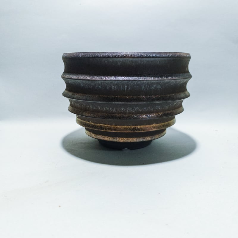 閑野淳　陶器鉢　植木鉢　deracine factory 2個セット 閑野淳 -deracine factory- 植木鉢 (釉薬ver.1) pot V | pl