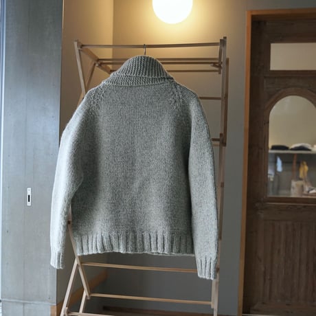 Slopeslow / Yak & Lambs カウチンZIP UP/ hand knitting
