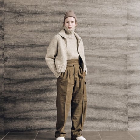 Slopeslow / Yak & Lambs タートルネック/ hand knitting