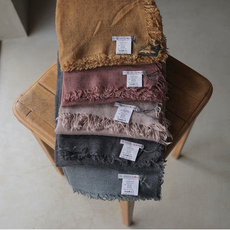 Faliero Sarti カシミアシルクスクエアストール　B