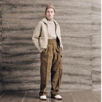 Slopeslow / Yak & Lambs カウチンZIP UP/ hand knitting