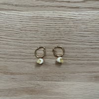 polder / ゴールド&ガラスのピアス