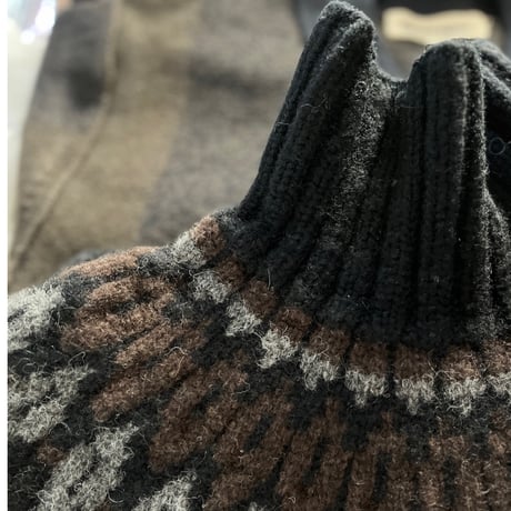 Slopeslow / Yak & Lambs LOPI タートルネック /hand knitting