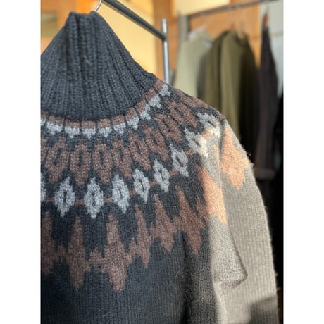 Slopeslow / Yak & Lambs LOPI タートルネック /hand knitting