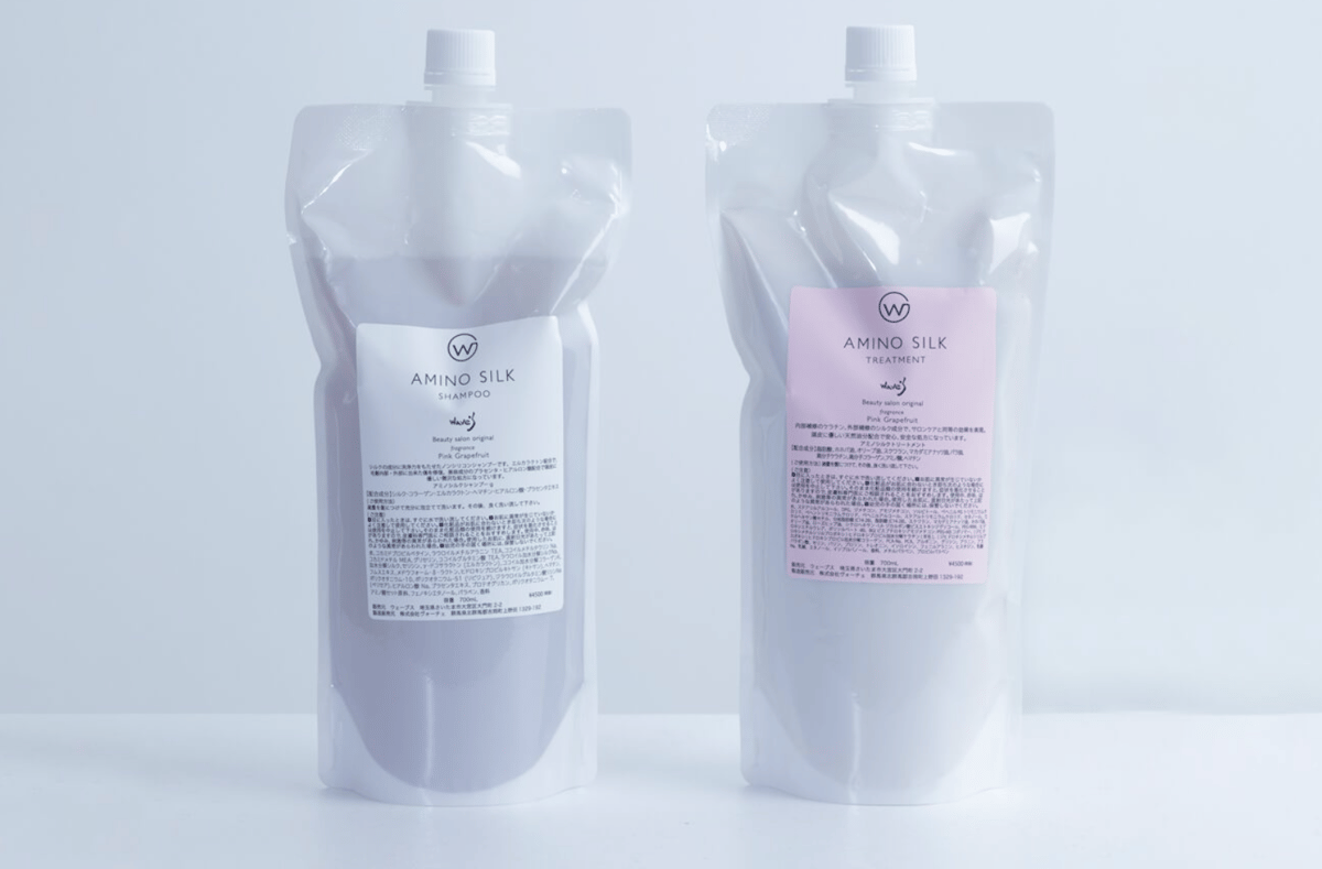 あやめシルクシャンプートリートメント PALMOON アミノシルク シャンプー&トリートメント 450ml | wave's STORE