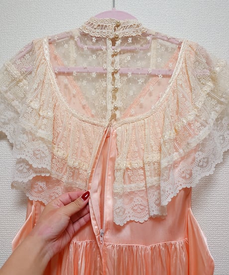 70's GUNNE SAX lovely lace dress