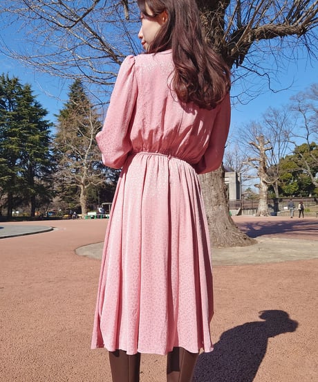 Shine floral pink dress