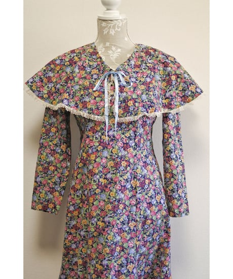 70's Magical cape dress
