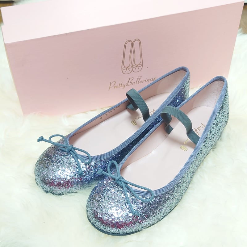 Pretty つづい Ballerinas バレエシューズ スワロフスキー 約20cm