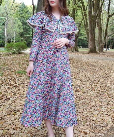 70's Magical cape dress