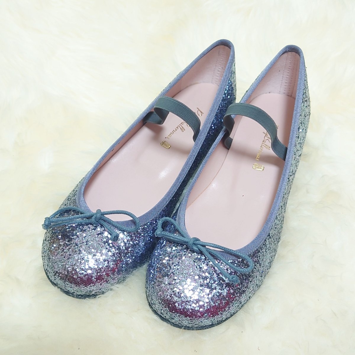 Pretty Ballerina Glitter Shoes | JuLilliy Vintage