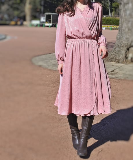 Shine floral pink dress